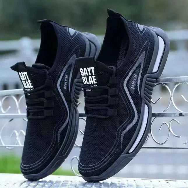 Scarpe da uomo Slip on Sneakers alla moda Scarpe da corsa sportive maschili Traspiranti Allenamento in palestra Scarpe da tennis da passeggio Scarpe da allenamento antiscivolo