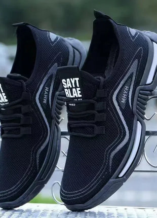 Men's Slip-on Fashion Sneakers Men's Sport Running Shoes Breathable Gym Workout Walking Tennis Shoes Non-slip Training Shoes
