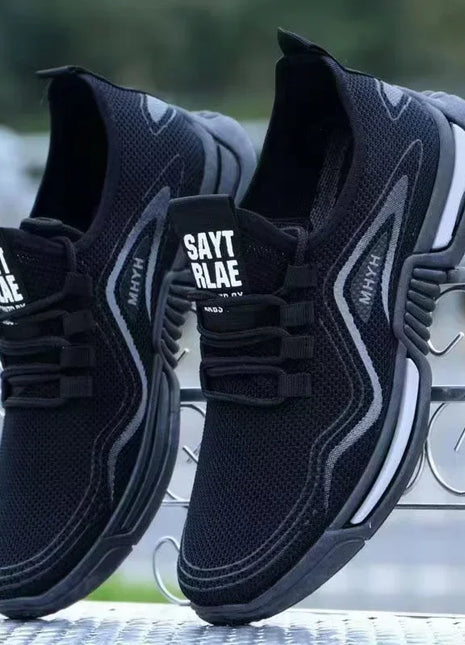 Scarpe da uomo Slip on Sneakers alla moda Scarpe da corsa sportive maschili Traspiranti Allenamento in palestra Scarpe da tennis da passeggio Scarpe da allenamento antiscivolo