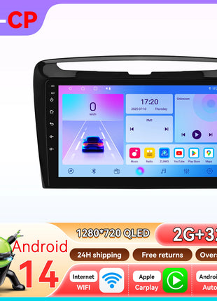 Hizpo Car Radio Autoradio For Lancia Ypsilon 2012-2020 Multimedia Player Wireless CarPlay Android 4G By Qualcomm Snapdragon 6115