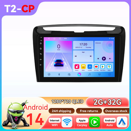 Hizpo Car Radio Stereo for Lancia Ypsilon 2012-2020 Multimedia Player Wireless CarPlay Android 4G By Qualcomm Snapdragon 6115