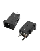 5/10/20/50 pz DC002F DC-002D 3.5x1.3mm presa femmina di alimentazione cc 3.5*1.3mm connettore DC-002F DC002D 180 ° verticale