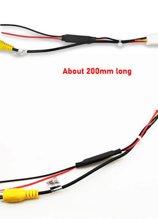 Cablaggio per Ingresso Telecamera Retromarcia a 4 Pin, Connettore RCA, per Schermo Originale Toyota Corolla, Camry, RAV4, Highlander, Prado