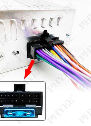 Adattatore per cablaggio da 10 pezzi a 20 Pin a ISO connettore a spina a 20 Pin cavo universale per autoradio Aftermarket