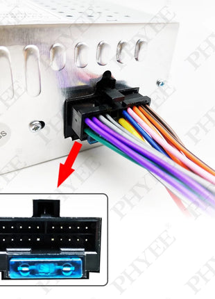 20 Pin to ISO Wiring Harness Adapter 20P Plug ISO Cable Harness Universal Accessory Cables for DIN Retractable Screen Car Radio