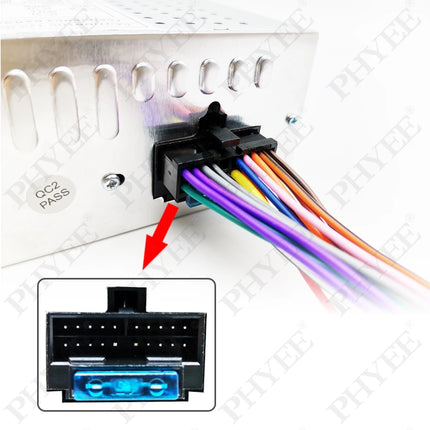 Adattatore per cablaggio da 20 pin a ISO Spina 20P Cavo ISO Cablaggio Cavi accessori universali per autoradio con schermo retrattile DIN