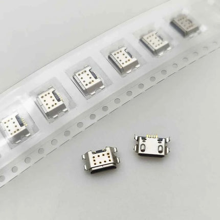 10-50 pz Micro USB Connettore Porta di Ricarica Presa Spina di Coda Per Xiaomi Redmi 9A 10A 12C A01 A03 Parti di Riparazione