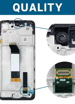 Di alta Qualità AMOLED Per Xiaomi Redmi Nota 10 5G LCD 10T 5G Touch Screen Digitizer Per Xiaomi POCO M3 Pro 5G Display M2103K19G