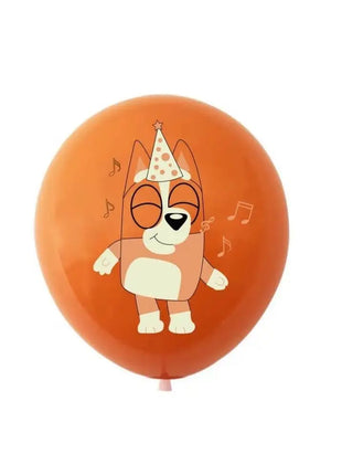Decorazioni per feste di compleanno a tema Bluey/Bingo, set di piatti di carta usa e getta, striscione, bandierine per torta, palloncini a forma di cane.
