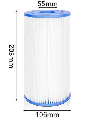 1-6pcs Tipo III Cartuccia del filtro della piscina per Bestway 58012E Tipo III/A Cartuccia della pompa del filtro della piscina esterna Parte di ricambio