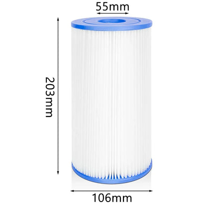 1-6pcs Tipo III Cartuccia del filtro della piscina per Bestway 58012E Tipo III/A Cartuccia della pompa del filtro della piscina esterna Parte di ricambio
