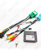 Radio Wiring Harness Adapter CAN Bus Decoder Box 16 Pin Plug to 12 Pin 32 Pin Cable Converter for Jeep Renegade Compass Commander