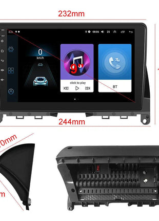 Android 15 For Mercedes Benz C Class 3 C220 C180 W204 S204 2006-2011 Car Auto Carplay Radio Stereo Receiver Multimedia Screen