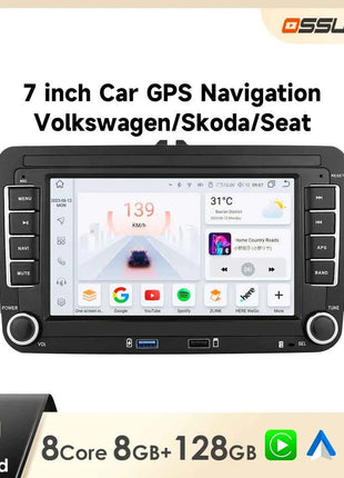 Lettore autoradio Android per VW Polo Golf 5 6 Plus PASSAT JETTA TIGUAN TOURAN SHARAN SCIROCCO CADDY Carplay Audio USB WIFI GPS