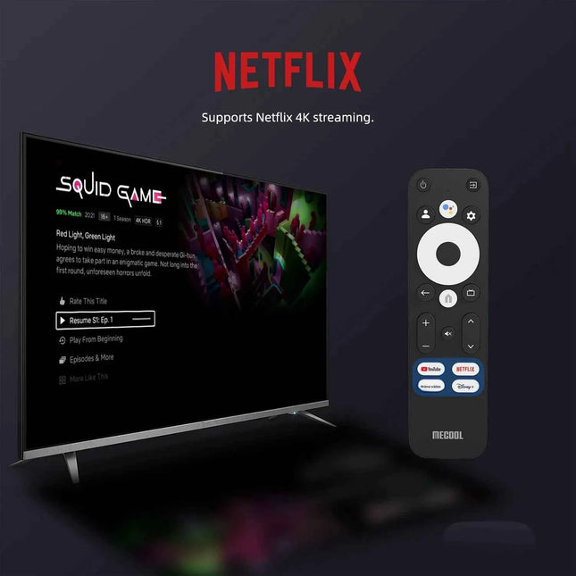 MECOOL Original KM7 PLUS Netflix TV Box 2GB16GB Android Smart TV 11 Google Certified 4K Amlogic tvbox ip tv WIFI Hebrew Arabic