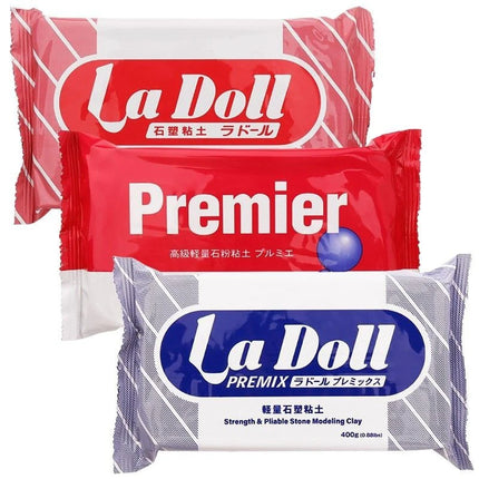 Argilla Modellabile Morbida da 60g/400g/500g, Argilla Bianca per Modellismo Artistico Fai-da-te, Scultura Artigianale, per Studenti
