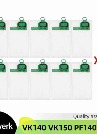 For Vorwerk Kobold VK140 VK150 Upright PF 140/150 Dust Bag Replacement Kit Vacuum Cleaner Spare Accessories