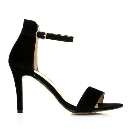 Nuove Scarpe da Donna Sexy con Tacco Alto 9cm, Sandali Estivi con Cinturino alla Caviglia, Scarpe da Festa e Matrimonio Rosse