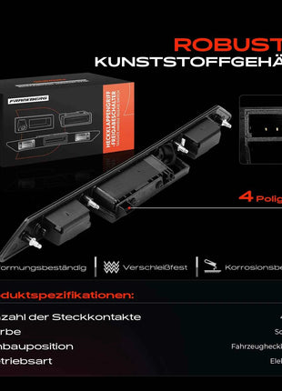 Maniglia del portellone posteriore Frankberg 1x per Audi A3 8P7 A4 8E5 A5 8F7 A6 4F 8E0827574C3FZ