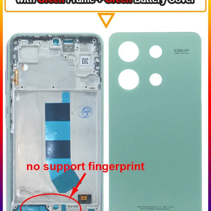 Testato AMOLED LCD per Xiaomi Redmi Note 13 4G 23129RAA4G Display LCD Touch Screen di ricambio con cornice per Redmi Note 13 4G
