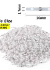 White -AWG 26-24 / 100pcs