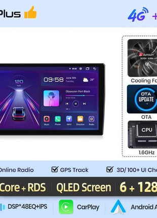 Junsun V1 Plus For Peugeot 107 Toyota Aygo Citroen C1 2005 - 2014 Car Radio wireless CarPlay Android Auto No 2 din 2din DVD