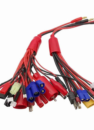 Batteria Lipo multifunzionale 8IN1 / 19IN1 Spina caricabatterie multiplo Converti cavo Linea di trasferimento Accessori RC per caricabatterie IMAX B6