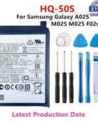 Original Quality Battery For Samsung S21 Ultra S21 Plus S20 FE A51 A70 A41 Note 20 Ultra A02S Phone Bateria Replacement