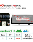 Wireless Carplay Android 14 For BMW F20 F30 F21 F22 F31 F32 F33 F34 F36 NBT EVO Multimedia Player Auto Radio Screen GPS