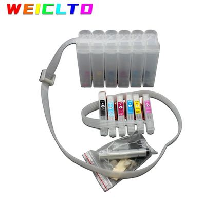 T2431-T2436 T2771-2776 Ciss System with Auto Reset Chip for Epson XP-55 XP-750 XP-760 XP-850 XP-860 XP-950 XP-960 XP-970 Printer