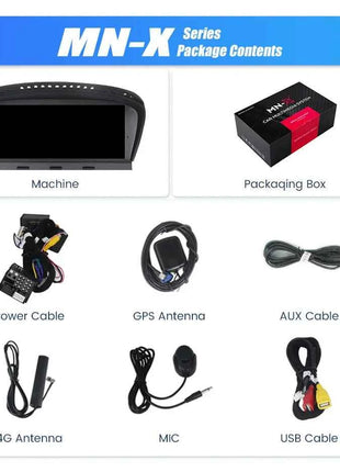 MEKEDE Android 14 Car Multimedia Player For BMW 3 Series E60 E61 E63 E64 5 Series E90 E91 E92 E93 CCC CIC DSP Carplay Auto Radio