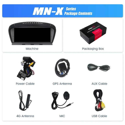 MEKEDE Android 14 Car Multimedia Player For BMW 3 Series E60 E61 E63 E64 5 Series E90 E91 E92 E93 CCC CIC DSP Carplay Auto Radio