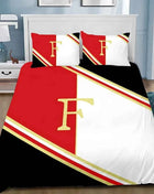 3D Print Hot Fc F-Feyenoords Bedding Set Bedroom Quilt Cover Set Single Double Size Duvet Cover Pillowcase for Adult Boys