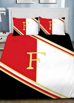 3D Print Hot Fc F-Feyenoords Bedding Set Bedroom Quilt Cover Set Single Double Size Duvet Cover Pillowcase for Adult Boys