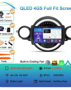 Android16 Radio Qled For BMW MINI Cooper R56 R60 2007 - 2014 Car intelligent systems Navigation GPS Carplay Android auto WIFI+5G