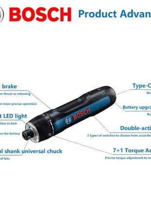 BOSCH GO 3 Cordless Screwdriver 3.6V Lithium-ion Battery Rechargeable Cordless Drill with Box Bosch go3 Professional Tool Set