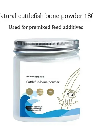 Cuttlefish Bone Powder Rich Calcium Trace Elements Feed Grade Supplement For Birds Parrots Tortoise Promoting Growth & Breeding