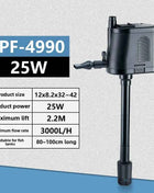 Fish tank submersible pump Built-in filter pump Oxygen wave aquarium filter matching pump