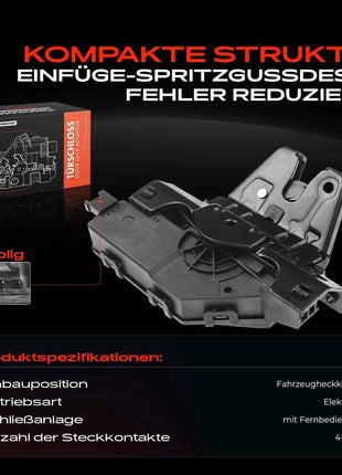 Frankberg 1x Serratura Portellone per BMW E46 E60 E63 E64 E81 E82 E85 E86 E87 E88 E90 E92 1998-2013 51248196401 937-866