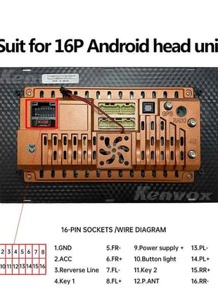 Android Autoradio Canbus Box Decoder Per BMW E46 E39 E53 X5 3/5 Serie 16 pin Cablaggio Spina Cavo di Alimentazione adattatore