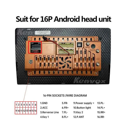 Android Autoradio Canbus Box Decoder Per BMW E46 E39 E53 X5 3/5 Serie 16 pin Cablaggio Spina Cavo di Alimentazione adattatore