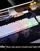 KM320 Keyboard And Mouse Set Waterproof Luminous Game Backlit Keyboard