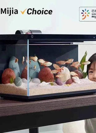 Mijia Smart Fish Tank MYG100 Work With Mijia APP Mobile Controlled Remote Feeding Smart Lighting System Light Aquarium 20L