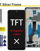 Super AMOLED For Samsung Galaxy S20 Plus G985 G986 LCD Display Touch Screen Digitizer with Frame For Samsung S20+ Replacement
