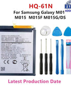 Original Quality Battery For Samsung S21 Ultra S21 Plus S20 FE A51 A70 A41 Note 20 Ultra A02S Phone Bateria Replacement