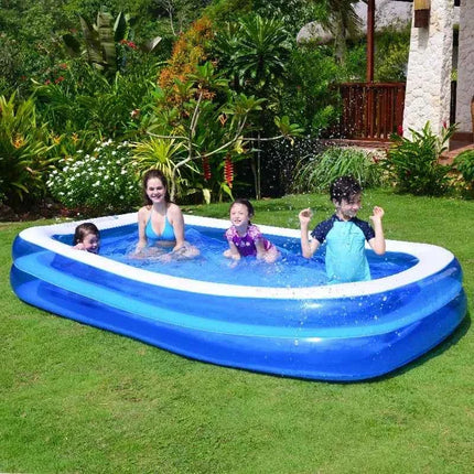 Piscina gonfiabile grande 2/3M Piscine grandi con cornice rimovibile per bambini in famiglia Desmomtables Alberca fuori terra