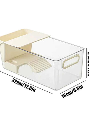 Turtle Tank Turtle Cage Clear Area Habitat with Basking Stage for Crayfish Crabs Gecko Amphibians Fishes Small Pets Enclosure