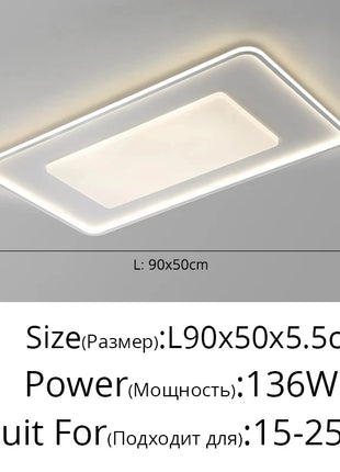 Lampada da Soffitto LED Moderna e Semplice per Camera da Letto e Studio dei Bambini, Illuminazione Decorativa per Soggiorno, Cucina e Interni