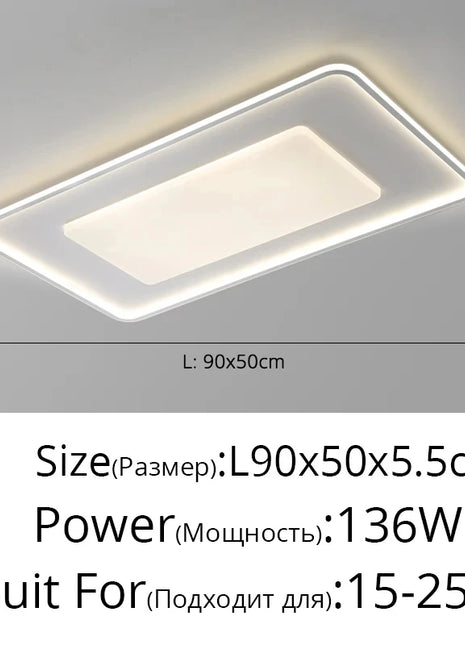 Lampada da Soffitto LED Moderna e Semplice per Camera da Letto e Studio dei Bambini, Illuminazione Decorativa per Soggiorno, Cucina e Interni