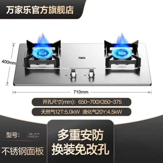 Piano Cottura a Gas Vanward Alta Efficienza - Gas Naturale e GPL LAL
